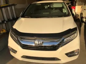 2842111 Husky Liners Smoke Aeroskin Hood Protector Bug Shield Deflector For 2018-2024 Honda Odyssey