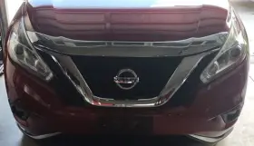 2892118 Husky Liners Chrome Aeroskin Hood Protector Bug Shield Deflector For 2015-2024 Nissan Murano