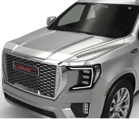 2892184 Husky Liners Aeroskin Chrome Hood Protector Bug Shield Deflector For 2021-2024 Gmc Yukon And Xl