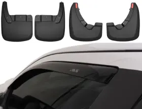Huskyliner/avs 57181 Husky Liners Mud Guard And Smoke Side Window Deflector For 09-20 Ram 1500