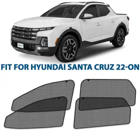 Ms0179 Hyundai Car Shades For Side Windows Sunshade Protector 2022-2025 Santa Cruz
