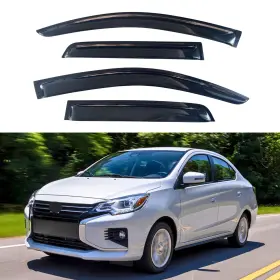 Immortal Group 812016 Ig Window Visors Fit For 2017-2024 Mirage G4 Sedan Black