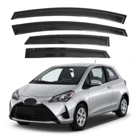 Immortal Group 814108 Ig Window Visors Fit For 2012-2018 Toyota Yaris Hatchback Black