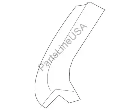 C2p22211 Jaguar Genuine Side Spoiler Deflector C2p22211 Jaguar Genuine Side Spoiler Deflector