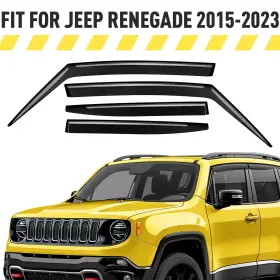 Ag0858 Jeep Rain Guards Vent Visors Shade For 2015-2023 Renegade