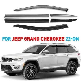 Gw0945 Jeep Rain Guards Vent Visors Shade For 2022-2025 Grand Cherokee