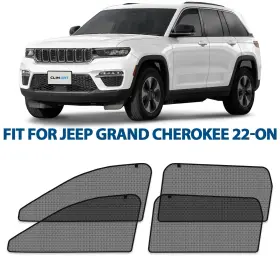 Ms0226 Jeep Car Shades For Side Windows Sunshade Protector 22-26 Grand Cherokee