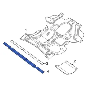 68551072aa Jeep Oe For Grand Cherokee 2022-2024 Front Stone Deflector