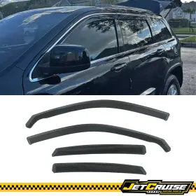 Jc-wdic2-jgc11-pc Jetcruise Fits 11-22 Jeep Grand Cherokee Wk Window Visors Sun Guard Deflector Rain Guards