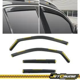 Jetcruise Jc-wdic2-mbw167-pc Fits 20-25 Benz W167 Gle Class Suv Window Visors Sun Guard Deflector In Channel