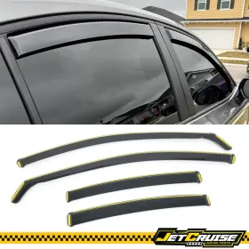 Jetcruise Jc-wdic2-tcam25-pc Fits 25-26 Toyota Camry Window Visors Sun Guard Deflector Rain Guards In Channel