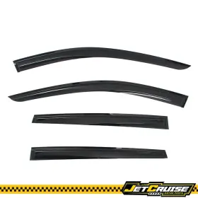 Jc-wdm-nk25 Jetcruise Fits 25-26 Nissan Kicks Mugen Style Window Visors Rain Sun Guard Deflectors