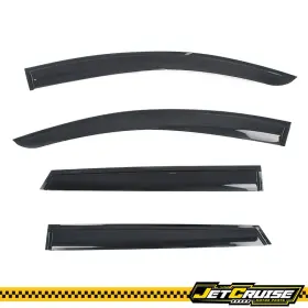 Jc-wdm-sbsol23 Jetcruise Fits 23-25 Subaru Solterra Bz4x Mugen Window Visors Rain Sun Guard Deflector