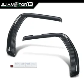 Jijia051304 Jijiamotor13 Fit For 2012-2018 Kenworth T680 T880 Tape-on Windows Visors Deflector Rain Guard