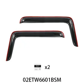 Jijiamotor13 Jijia2026011203 Window Guard Deflectors Fits Kenworth C500 W900 T800 Wind Visor Set