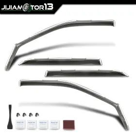 Jijia2026052907 Jijiamotor13 Window Visors Vent Rain Guards Deflector Fits 2019-2026 Ram 2500/3500 Crew Cab