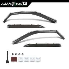 Jijia2026052912 Jijiamotor13 Window Visors Vent Rain Guards Deflector Fits 2019-2026 Ram 2500/3500 Crew Cab