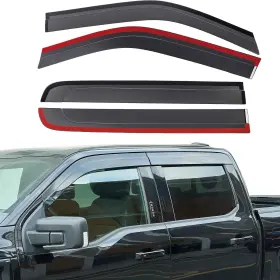 A1322-01402 Joytutus Low Profile Vent Visor Compatible With 2015-2026 Crew Cab Black