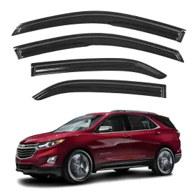 Kelcseecs 759135332264 Window Visors Rain Guards Compatible With Chevrolet Chevy Equinox 2