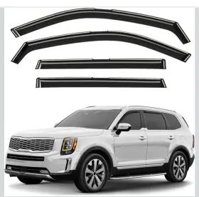 Ag0770 Kia Window Deflectors Tinted In-channel Side Telluride 2020-2026