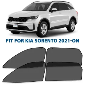 Ms0083 Kia Car Shades For Side Windows Sunshade Protector 2021-2025 Sorento