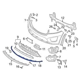 86567c6200 Kia Oe For Sorento 2016-2018 Front Stone Deflector