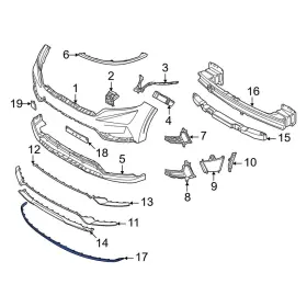 Kia Oe 86591r0000 For Carnival 2022-2024 Front Stone Deflector