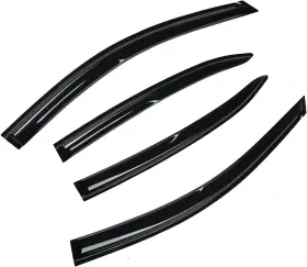 Kin23sent Kinwrdsn Tape-on Rain Guards Window Visor Compatible With 2020-2023 Nissan Sentra