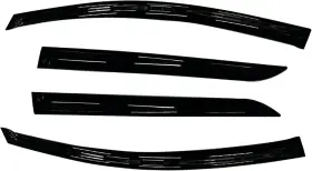 813110 Kpy 4pc Out Channel Vent Visor Window Deflectors Visors For 2018-2024 Nissan Leaf