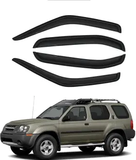 813111 Kpy 4pc Wind Deflectors For Nissan Xterra 2000-2004 Smoke Sun/rain Guards Visors