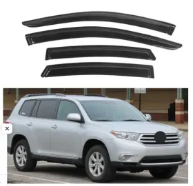 814127 Kpy Window Visors For Toyota Highlander 2008-2013 And Hybrid 2008-20