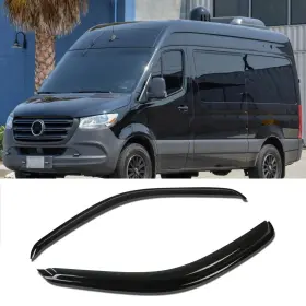 Kx-mb58 Kucaruce Mb58 Side Window Visor Wind Vent Deflector For 2019-2021 Mercedes-benz Sprint