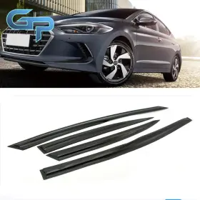 Gre73355 Labwork For Hyundai Elantra 2017-2019 Window Vent Visors Sun Rain Guard Deflector 4pcs