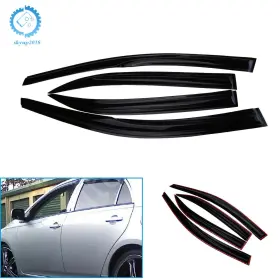 Su240149ku Labwork Window Vent Visor For Toyota Corolla 2009-2013 4 Door Us Smoke Side Sun Guard