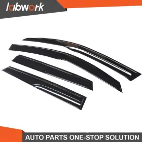 Labwork Tl15796q Window Visors For Mazda 3 2004-2009 Hatchback Sun Rain Guards Deflectors