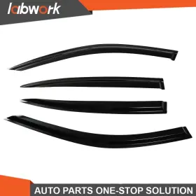 Labwork Tl16321q Window Visor For Infiniti Q50 2014-2019 Sun Rain Guard Vent Shade Black