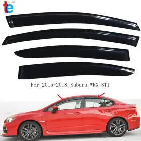 Tr32646 Labwork Window Visor For Subaru Wrx Sti 2015-2018 Slim Smoke Rain Sun Guard Deflector