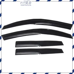 Labworkauto La900372cm Smoke Window Visors For Mazda 3 Sedan 2004-2009 Vent Rain Guard Shade