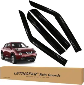 94378 Letingfar Tape On Rain Guards Window Visors Fit 2011 2017 Nissan Juke 94378 Letingfar Tape On Rain Guards Window Visors Fit 2011 2017 Nissan Juke