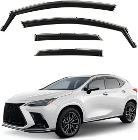 622305 Lexus Side Window Deflectors Rain Guards For 2022-2026 Nx Shatterproof