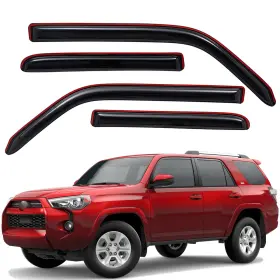 Us-wv194242 Lightronic In-channel Smoke Window Visor Rain Guard Vent Shade For 2010-2024 Toyota 4runner