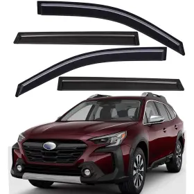 Wv00030 Lightronic For 2020-2025 Subaru Outback Tape-on Smoke Window Visors Rain Guardsvent Shade