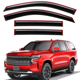 Wv194706 Lightronic In-channel Smoke Window Visor Vent Shade For 2021-2025 Gmc Yukon/chevrolet Tahoe