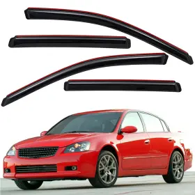 Wv194722 Lightronic In-channel Window Visors Sun Rain Guard Vent Shade For 2002-2006 Nissan Altima