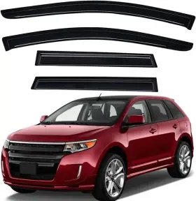 Wv94141 Lightronic Window Visor Deflectors 4-piece Set Ford Edge And Lincoln Mkx