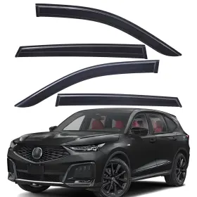 Wv94196-mub Lightronic For 2022-2025 Acura Mdx Tape-on Mugen Big Window Visor Deflector Rain Guards Wv94196-mub Lightronic For 2022-2025 Acura Mdx Tape-on Mugen Big Window Visor Deflector Rain Guards