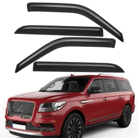Wv94233 Lightronic Tape-on Window Vent Visors For 98-17 Lincoln Navigator/ 07-17 Ford Expedition Xl
