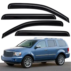 Wv94344 Lightronic Window Visors Rain Guards For 2004-2009 Dodge Durango/2007-2009 Chrysler Aspen