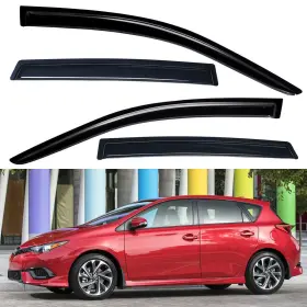Wv94807 Lightronic Tape-on Window Vent Visors Rain Guards For 2017-2018 Toyota Corolla Im Hatchback