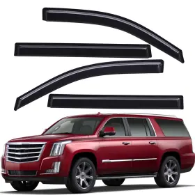 Wv94966 Lightronic Tape-on Window Visors For 2015-2020 Cadillac Escalade Esv/chevrolet Suburban